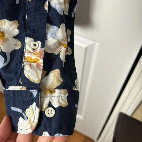 Jack & Jones NWT, linen cotton men shirt XL. floral ,long sleeve. Office,event - Picture 3 of 16